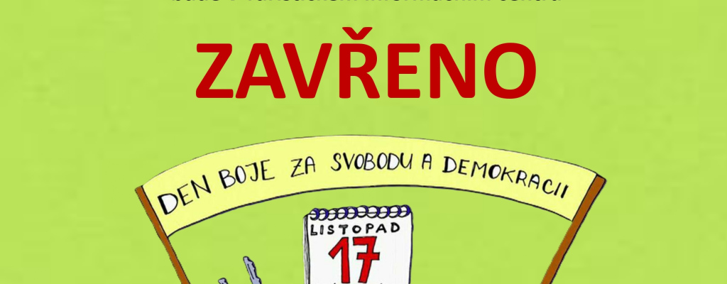 Otevírací doba ve svátek 17.11.2025