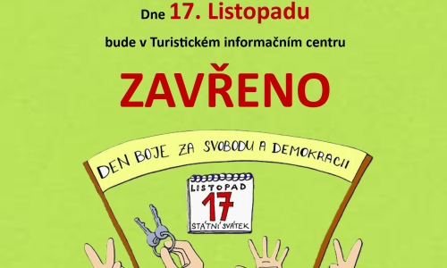 Otevírací doba ve svátek 17.11.2025