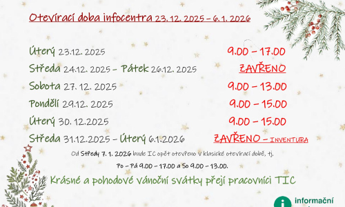 Vánoční otevírací doba