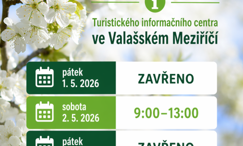 Změna otevírací doby - květnové svátky 2026