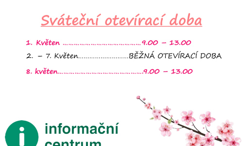 Sváteční otevírací doba